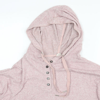 Womens UK Size S John Lewis Pink Pullover Hoodie