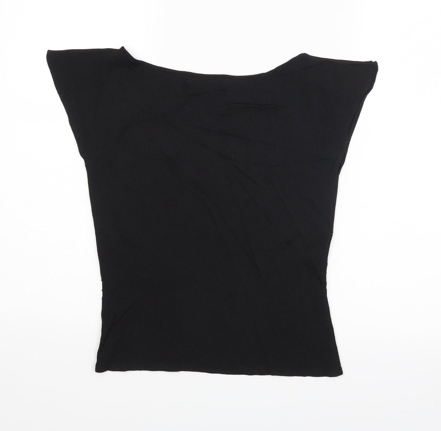 Tom Wolfe Womens Black   Basic Blouse Size L