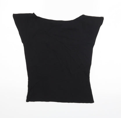 Tom Wolfe Womens Black   Basic Blouse Size L