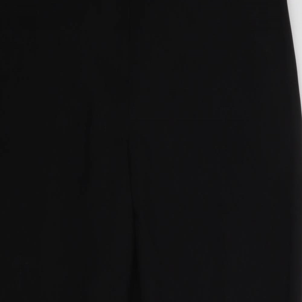 Womens UK Size 16 Classics Regular Fit Dress Pants Black Trousers