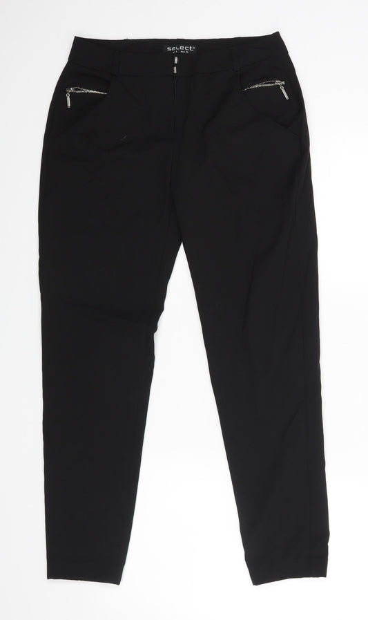Select Womens Black   Dress Pants Trousers Size 6 L26 in