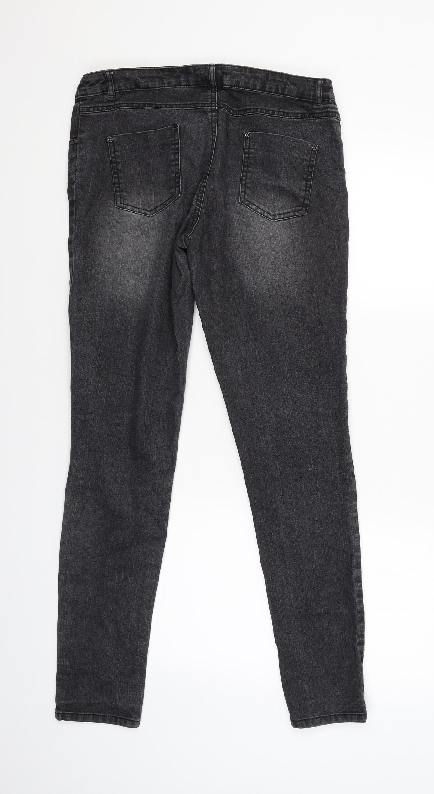 Walk and Talk Womens Black   Straight Jeans Size 38 L29 in
