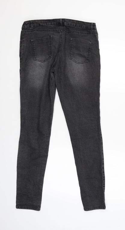 Walk and Talk Womens Black   Straight Jeans Size 38 L29 in