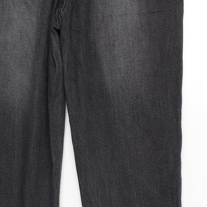 Walk and Talk Womens Black   Straight Jeans Size 38 L29 in