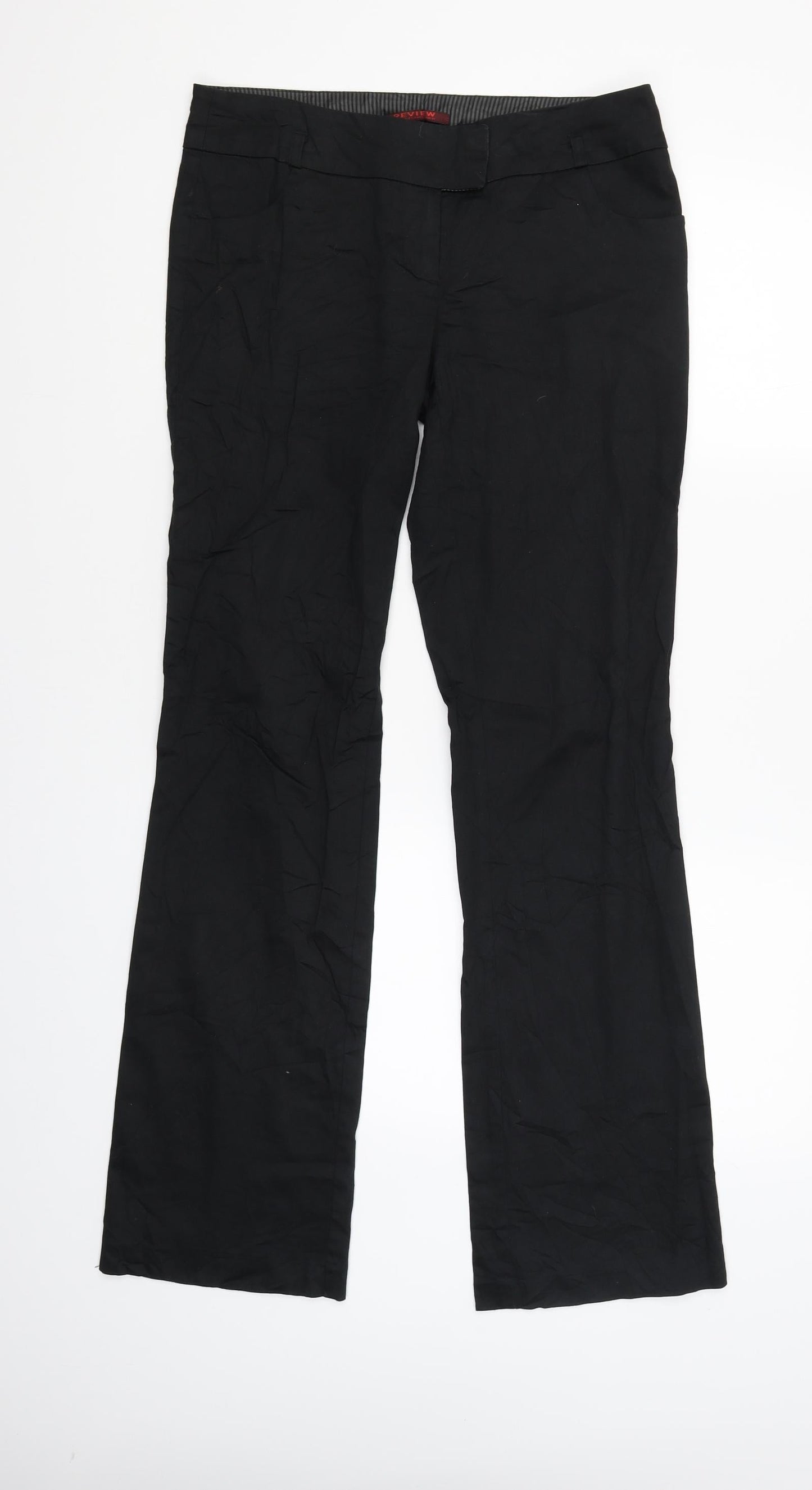 Review Womens Black   Carrot Trousers Size S L30 in