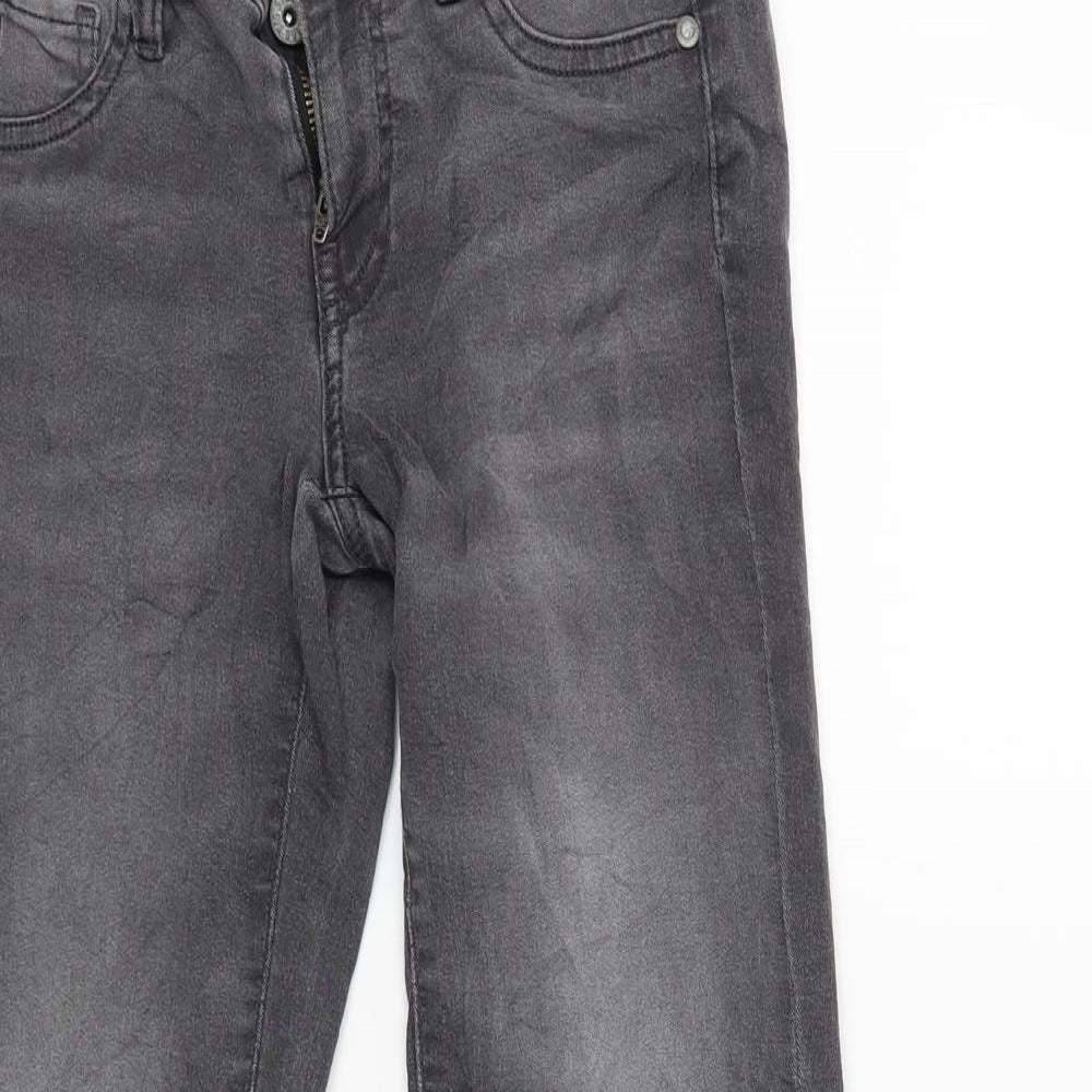 BIG STAR Womens Grey   Cargo Trousers Size 26 L28.5 in