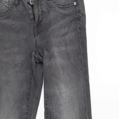 BIG STAR Womens Grey   Cargo Trousers Size 26 L28.5 in