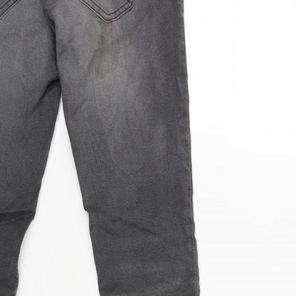 BIG STAR Womens Grey   Cargo Trousers Size 26 L28.5 in
