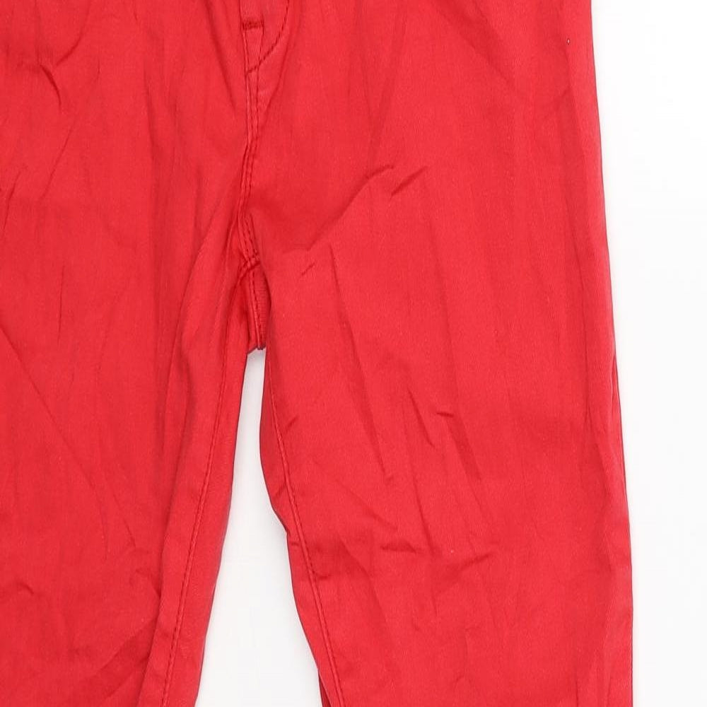Womens UK Size M FB Sister Regular Fit Skinny Red Jeans
