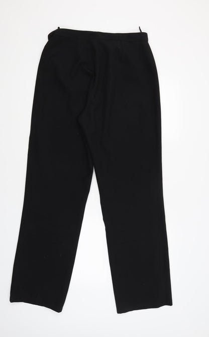 Womens UK Size 14 CMD Regular Fit  Black Trousers