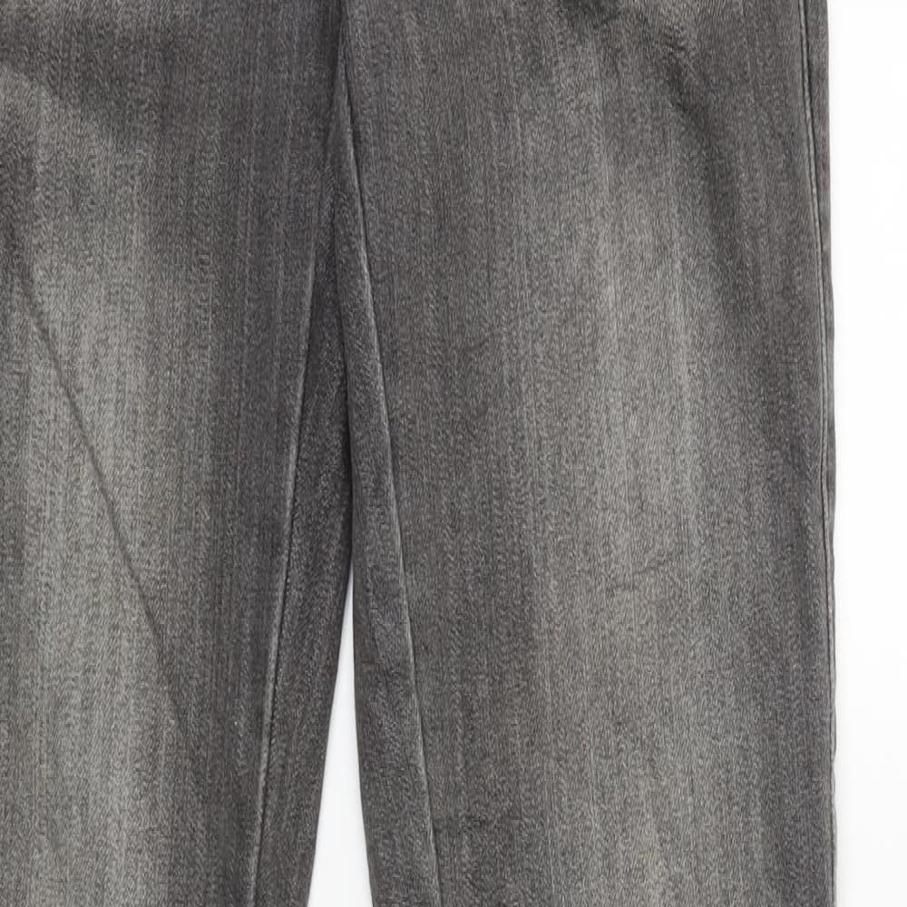 Bianca Womens Grey   Straight Jeans Size 36 L31 in