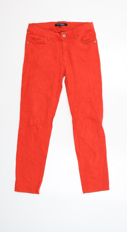 Top Secret Womens Red   Capri Trousers Size 36 L26 in