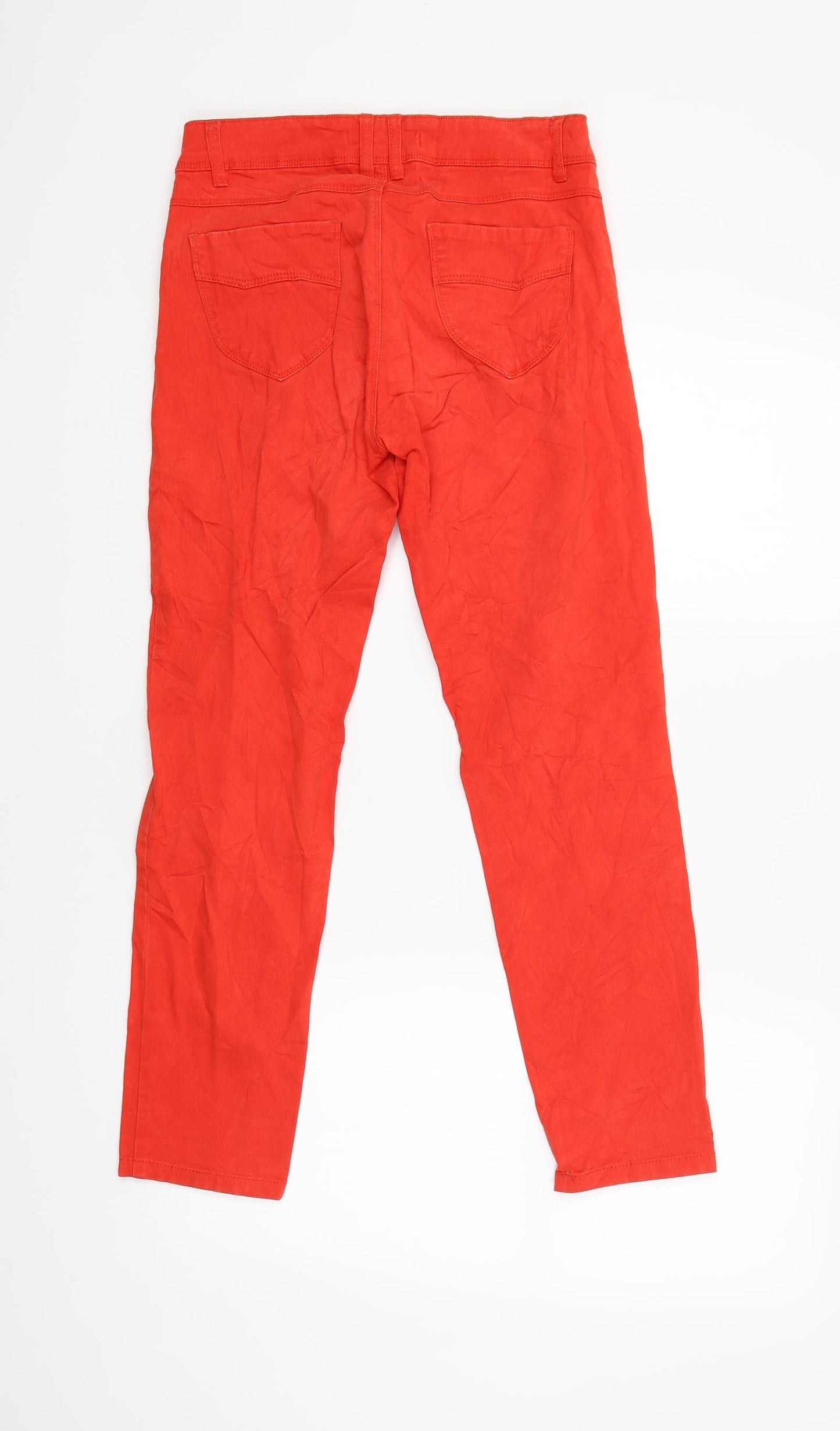 Top Secret Womens Red   Capri Trousers Size 36 L26 in