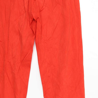Top Secret Womens Red   Capri Trousers Size 36 L26 in