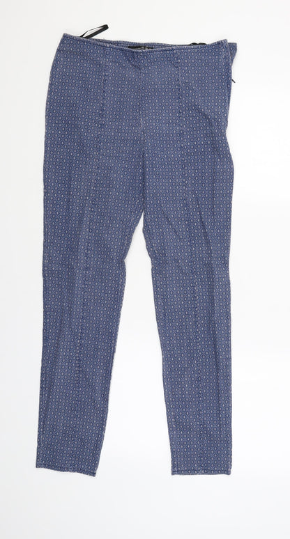 Womens UK Size 10 Atmosphere Regular Fit Capri Blue Trousers
