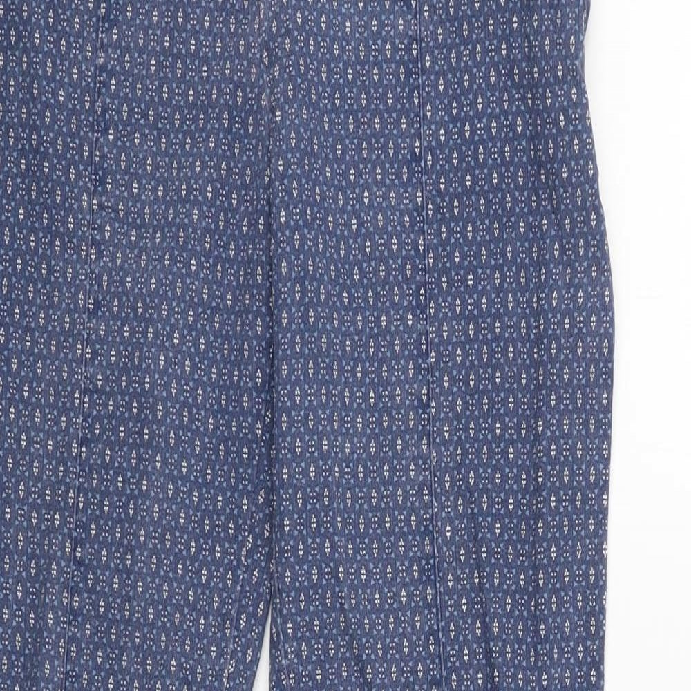 Womens UK Size 10 Atmosphere Regular Fit Capri Blue Trousers