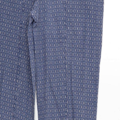 Womens UK Size 10 Atmosphere Regular Fit Capri Blue Trousers