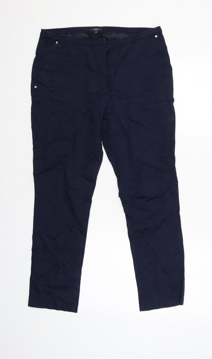Womens UK Size 38 Solar Regular Fit Windbreaker Blue Trousers