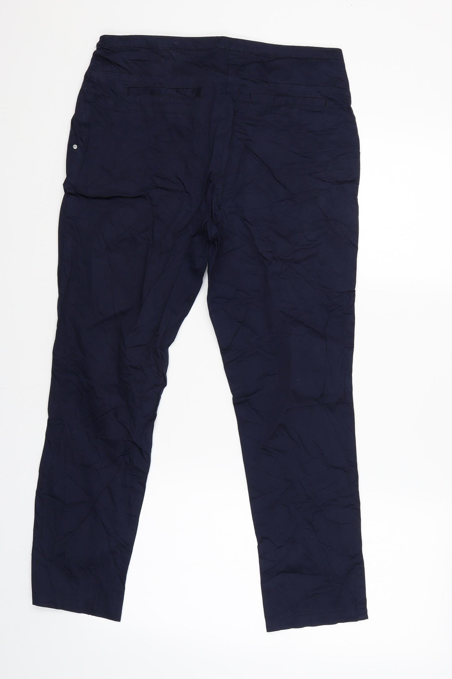 Womens UK Size 38 Solar Regular Fit Windbreaker Blue Trousers