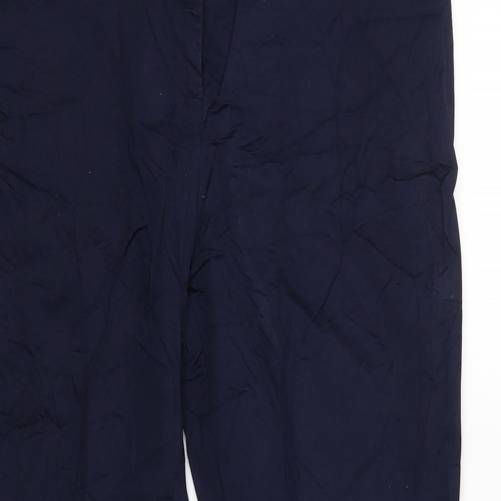 Womens UK Size 38 Solar Regular Fit Windbreaker Blue Trousers