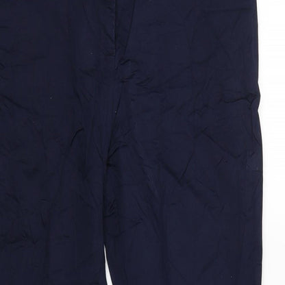 Womens UK Size 38 Solar Regular Fit Windbreaker Blue Trousers