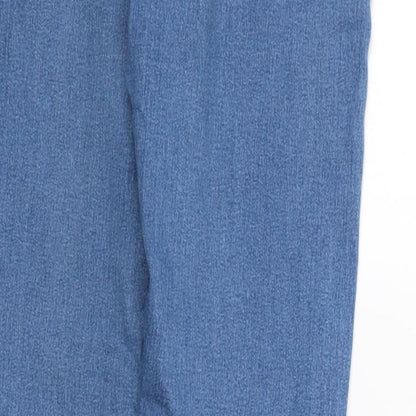 Denim & Co. Womens Blue   Straight Jeans Size 10 L29 in
