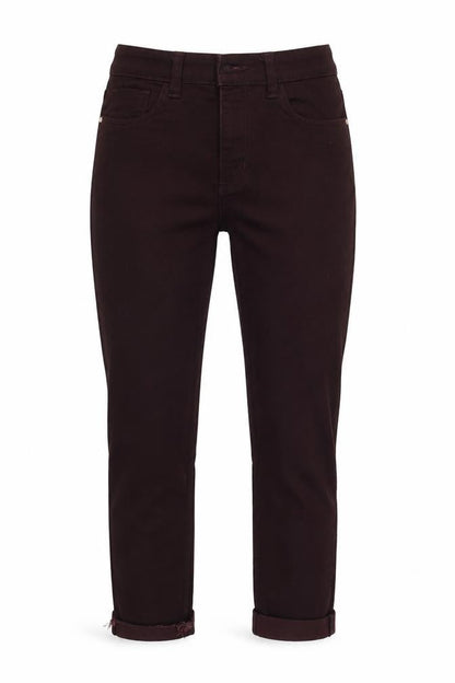 Womens UK Size 8 H&M Regular Fit Capri Red Trousers