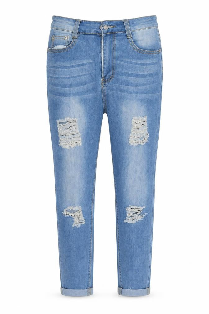 Womens UK Size 6 Denim Wise Regular Fit Skinny Blue Jeans