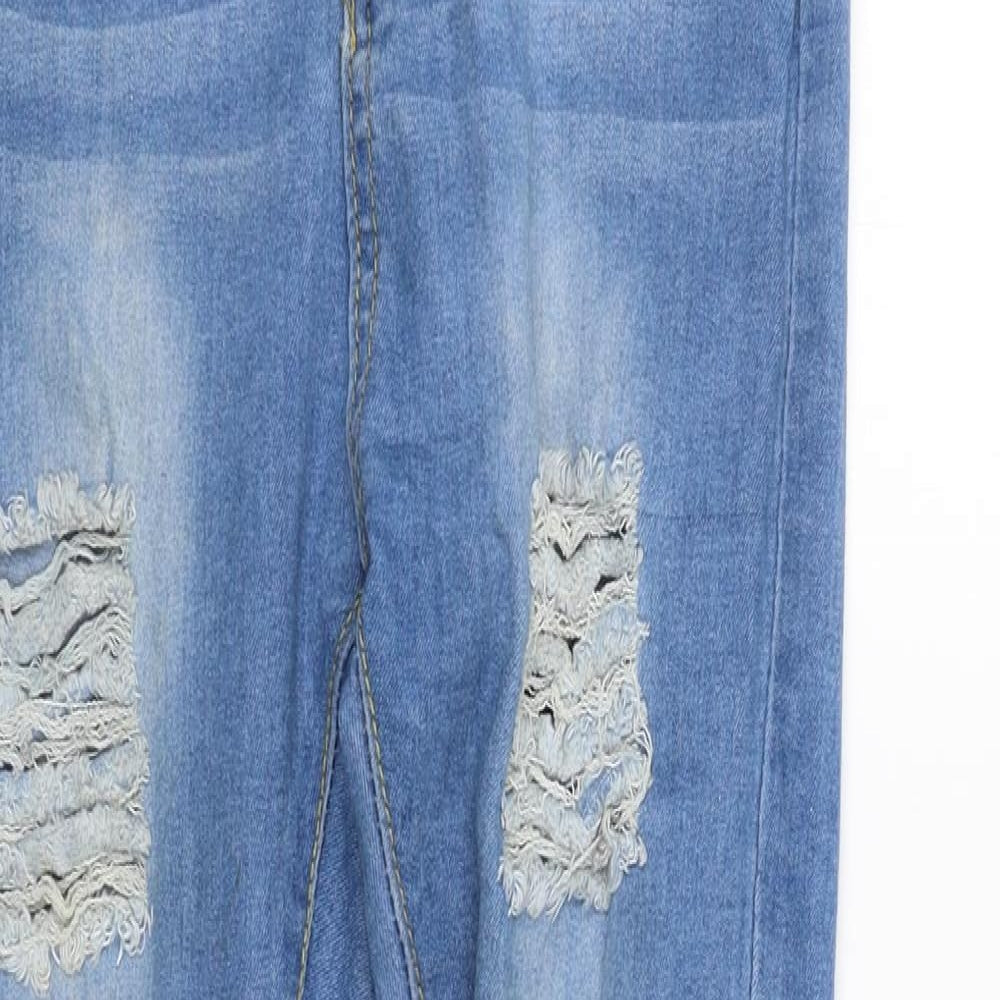 Womens UK Size 6 Denim Wise Regular Fit Skinny Blue Jeans