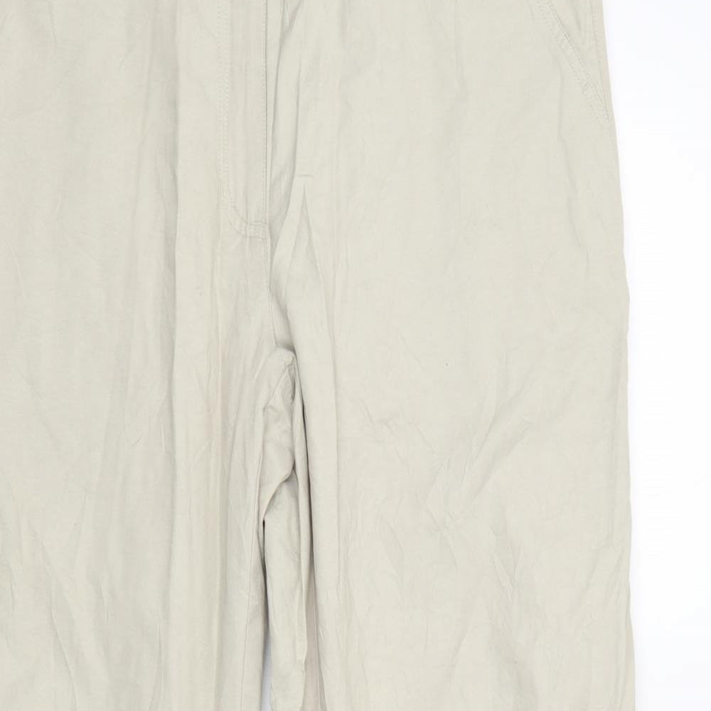 Outdoor Discovery Womens Beige   Capri Trousers Size L L31 in