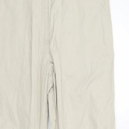 Outdoor Discovery Womens Beige   Capri Trousers Size L L31 in