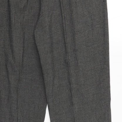 Ibris Style Womens Grey   Capri Trousers Size 44 L26 in