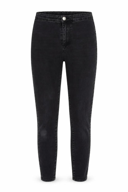 Womens UK Size 8 Denim & Co. Regular Fit Skinny Black Jeans