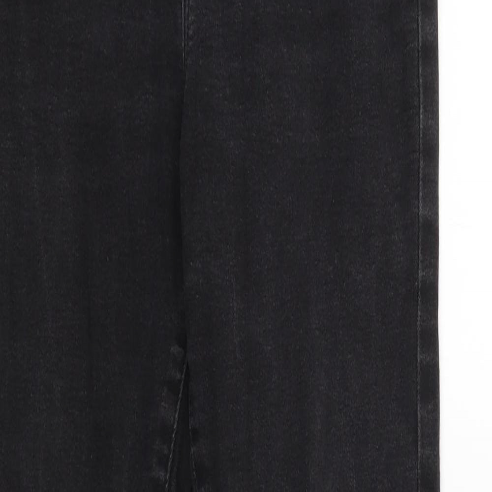 Denim & Co. Womens Black   Skinny Jeans Size 8 L27.5 in