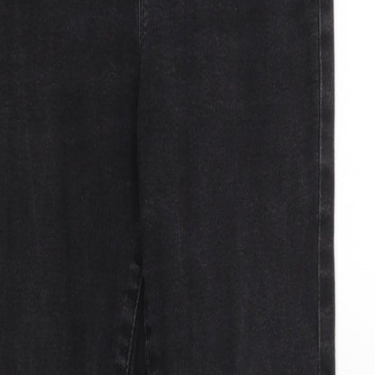 Denim & Co. Womens Black   Skinny Jeans Size 8 L27.5 in