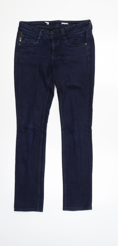Womens UK Size 26 Preworn Regular Fit Skinny Blue Jeans