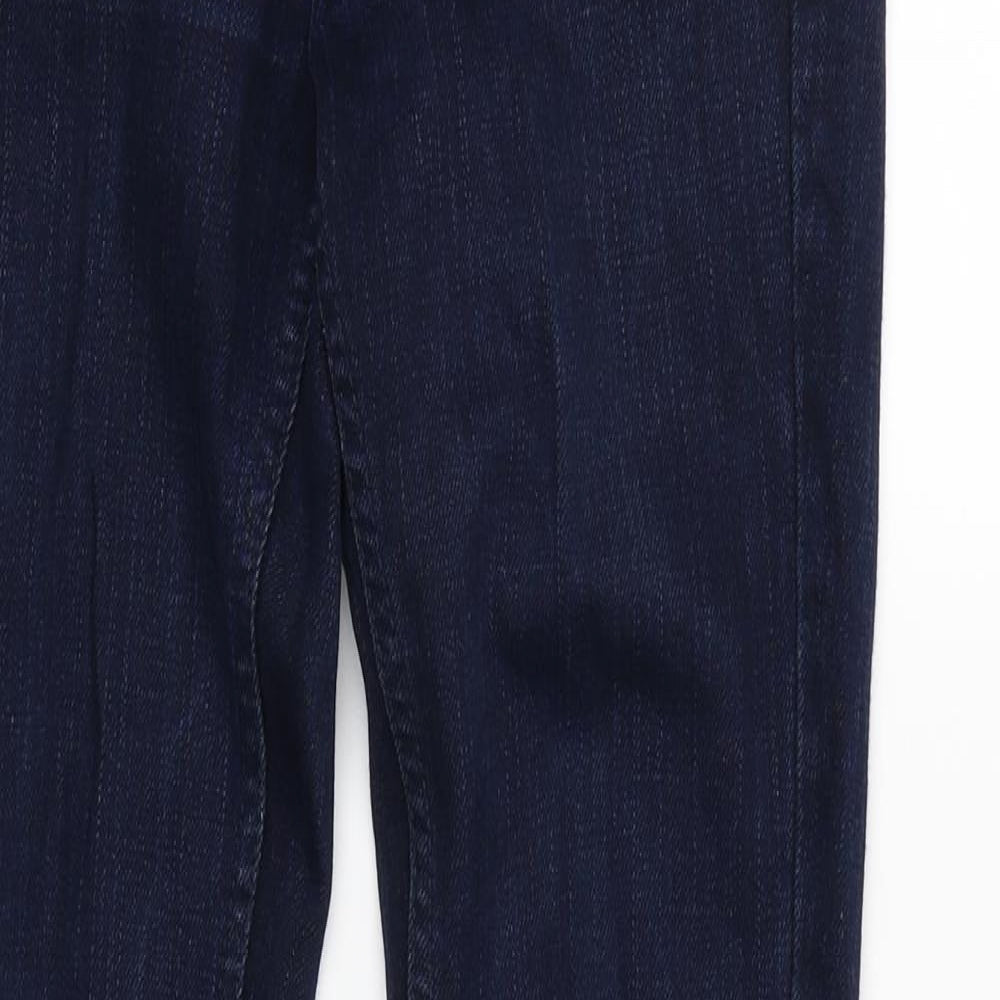 Womens UK Size 26 Preworn Regular Fit Skinny Blue Jeans