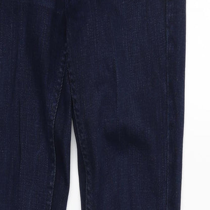 Womens UK Size 26 Preworn Regular Fit Skinny Blue Jeans