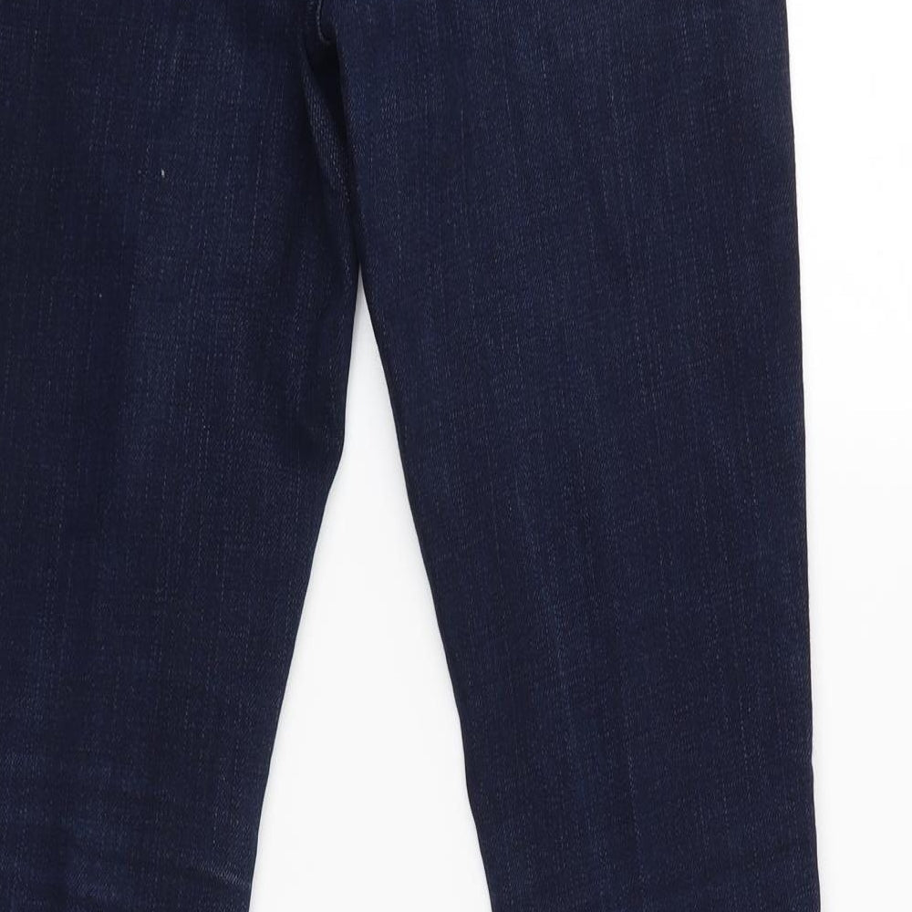 Womens UK Size 26 Preworn Regular Fit Skinny Blue Jeans