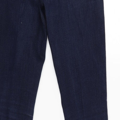Womens UK Size 26 Preworn Regular Fit Skinny Blue Jeans