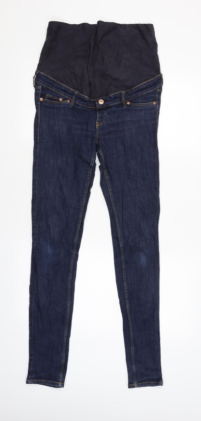 Womens UK Size 10 Denim Regular Fit Skinny Blue Jeans