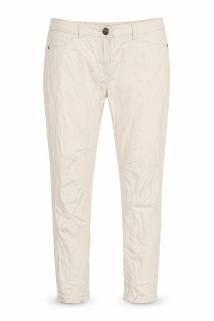 Womens UK Size 38 F&F Regular Fit Capri Beige Trousers