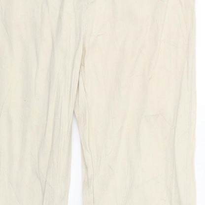 F&F Womens Beige   Capri Trousers Size 38 L29 in