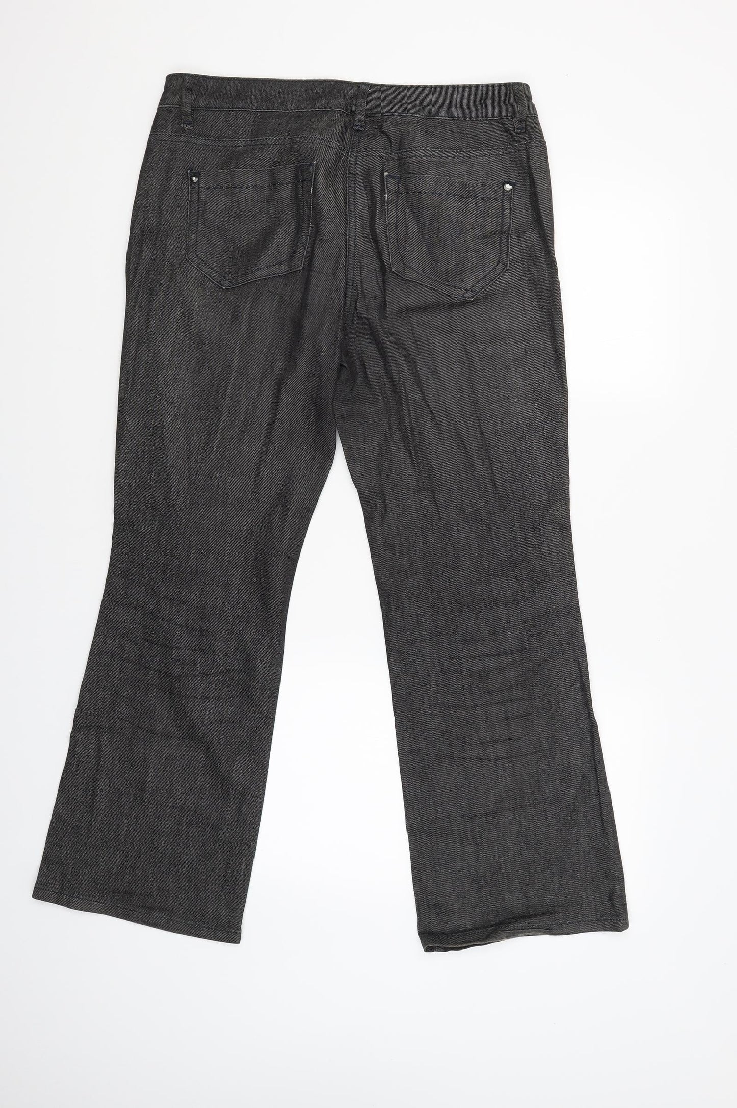 Principles Womens Black   Straight Jeans Size 14 L27 in