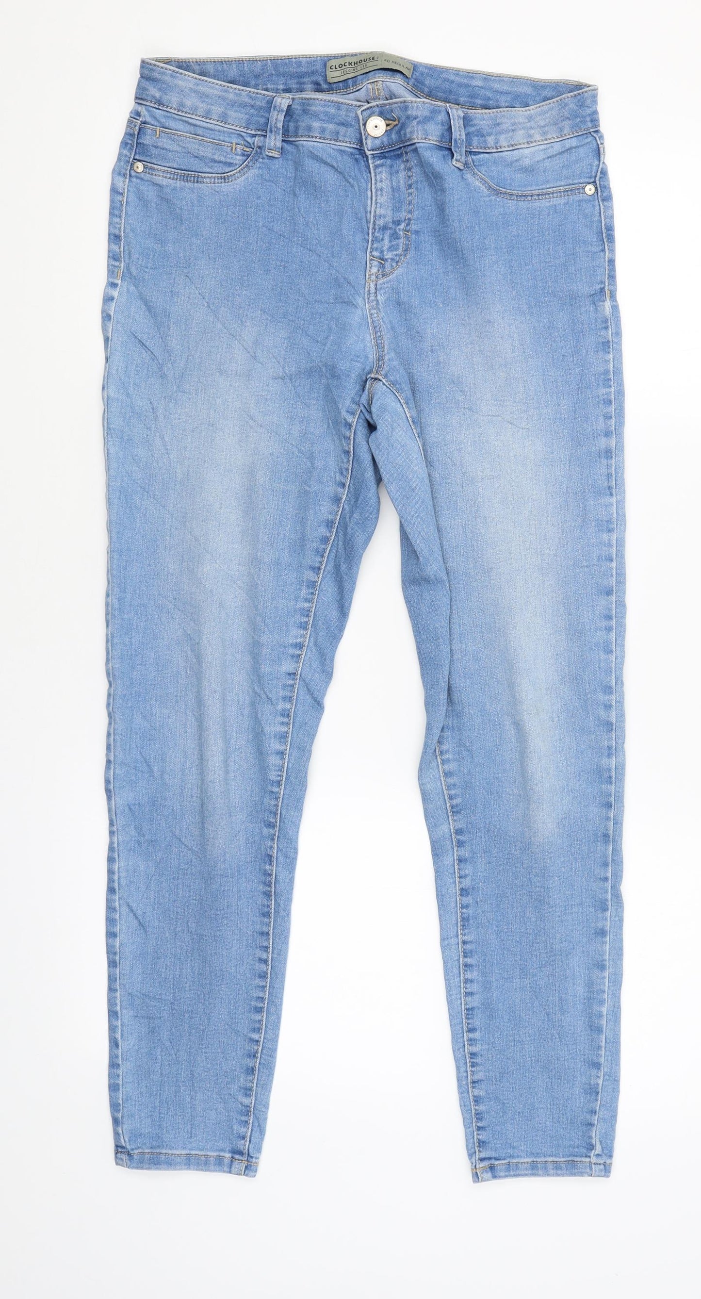 Clockhouse Womens Blue   Jegging Trousers Size 40 L25 in