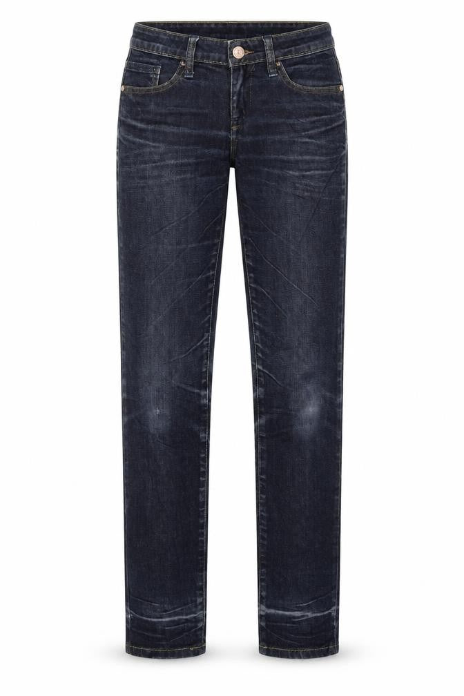 Womens UK Size 36 Diverse Regular Fit Straight Blue Jeans