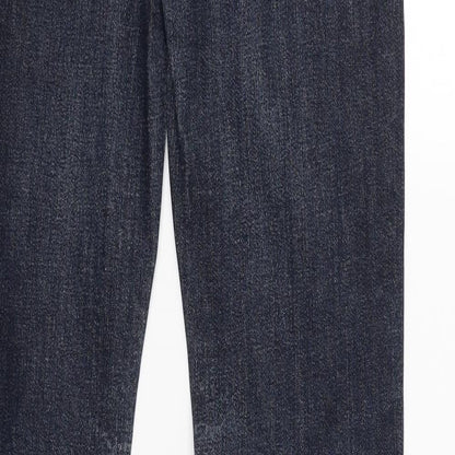 Womens UK Size 36 Diverse Regular Fit Straight Blue Jeans