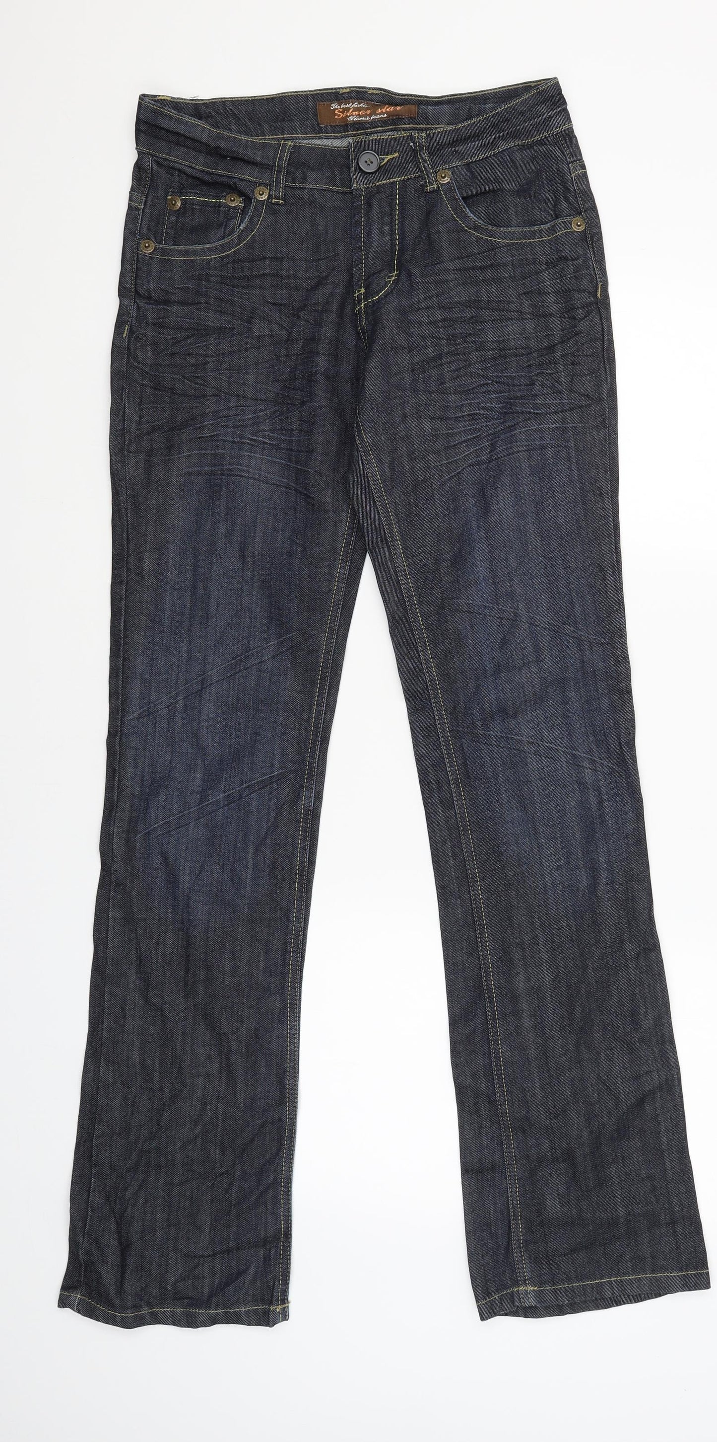 Silver Star Womens Blue   Straight Jeans Size 28 L33 in