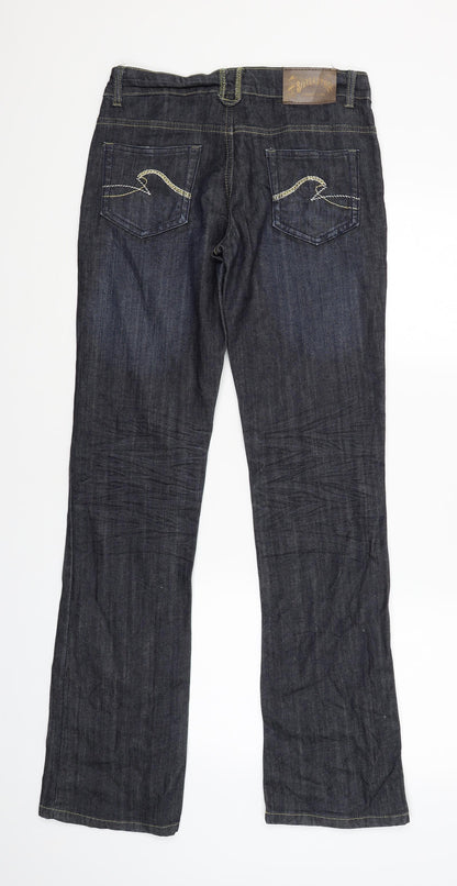 Silver Star Womens Blue   Straight Jeans Size 28 L33 in