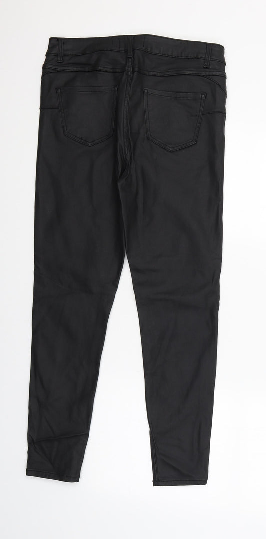 New Look Womens Black   Trousers  Size 14 L26 in